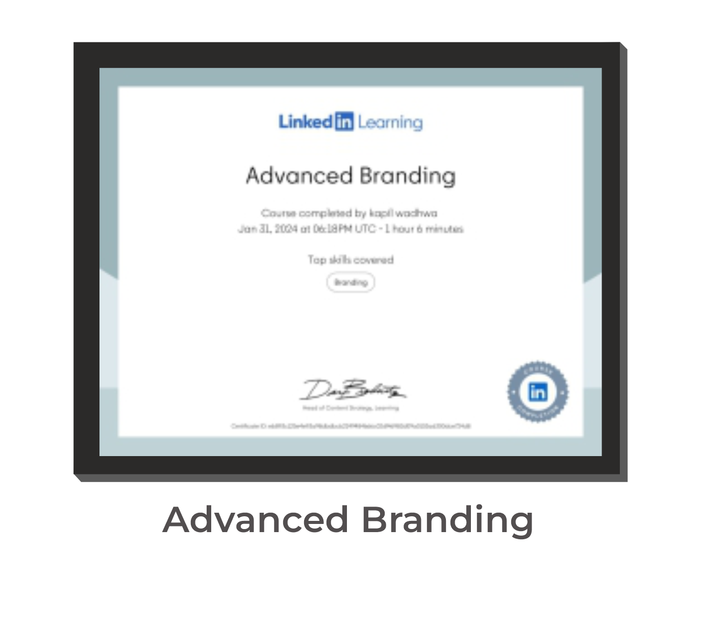Cognitive Branding Program